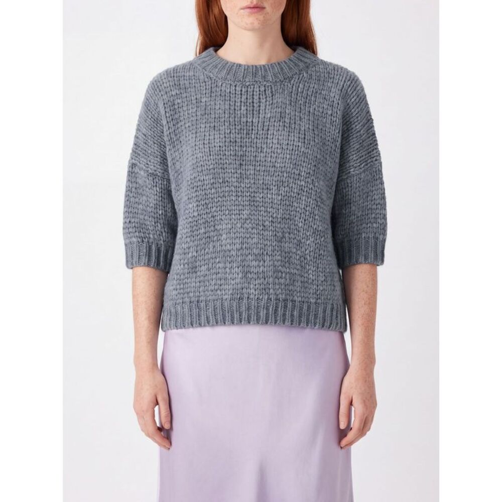 Roberto Collina Women Roberto Collina Short-Sleeved Alpaca Wool Crewneck Jumper